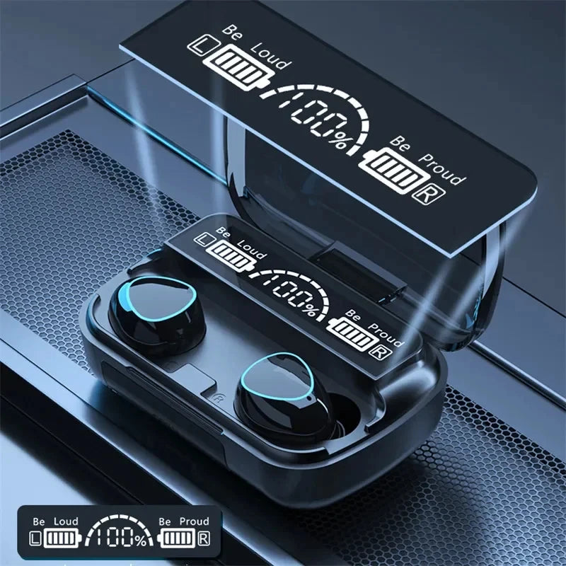 M10 TWS Bluetooth Headphones With Charging Box Wireless Earphones With Microphone 9D Stereo Sports Waterproof Earbuds Headset