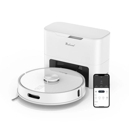 Redkey R10 & R11 2-in-1 Robot Vacuums with Automatic Mopping, Advanced LiDAR Navigation, Powerful 4000 Pa Suction, and Large 4L Dust Bag for Effortless Cleaning.