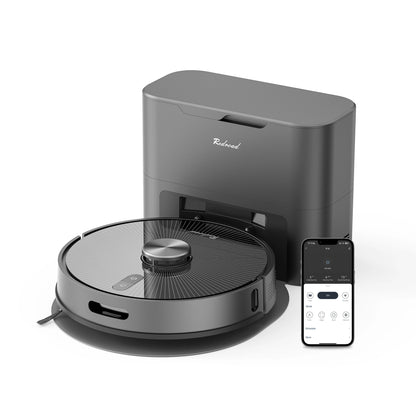 Redkey R10 & R11 2-in-1 Robot Vacuums with Automatic Mopping, Advanced LiDAR Navigation, Powerful 4000 Pa Suction, and Large 4L Dust Bag for Effortless Cleaning.